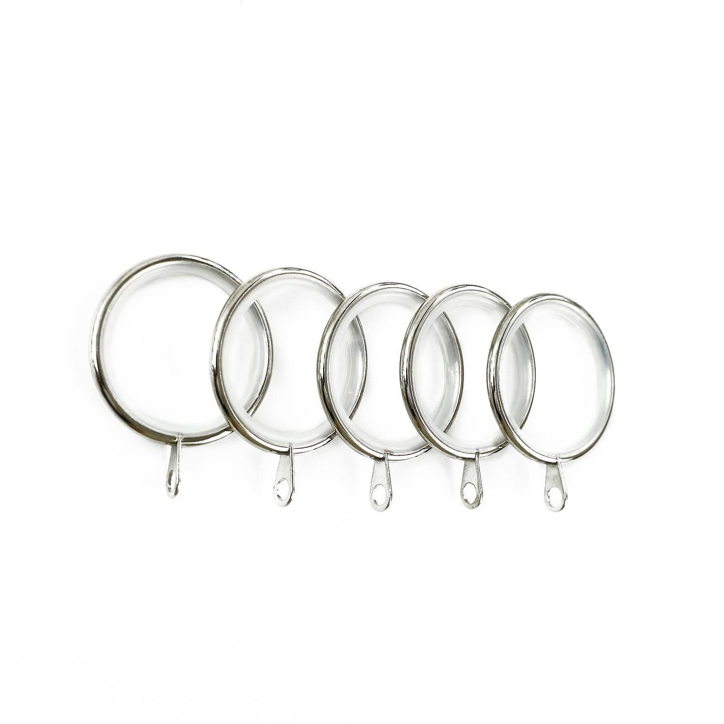 Windoware Curtain Rod Rings - 35mm - Satin - 5 Pack