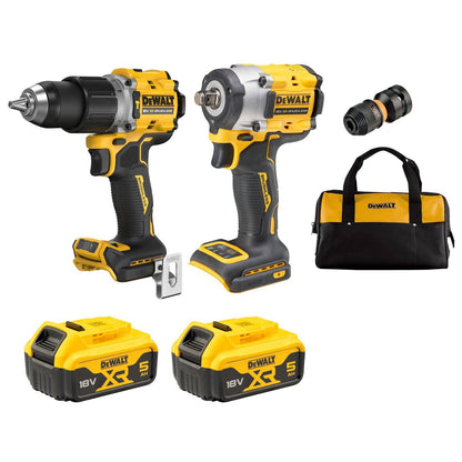 DeWalt Brushless Combo Kit - 18V - 2 Piece - 5.0Ah