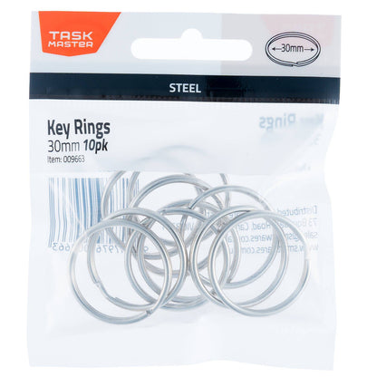 Taskmaster Key Ring - 30mm - 10 Pack