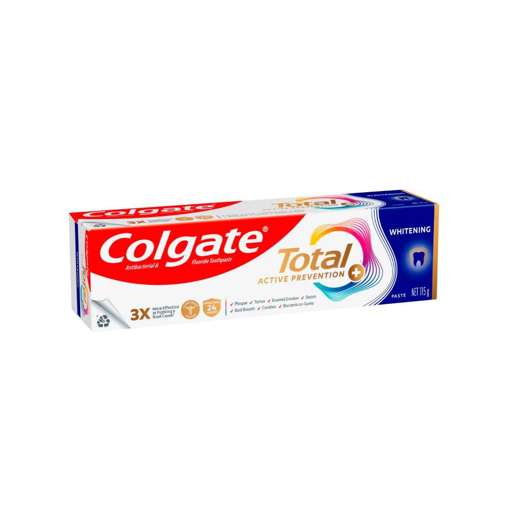 Colgate Total Active Prevention Whitening Toothpaste - 115g