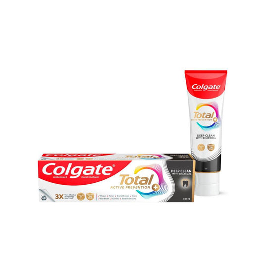 Colgate Total Active Prevention Deep Clean Charcoal Toothpaste - 115g