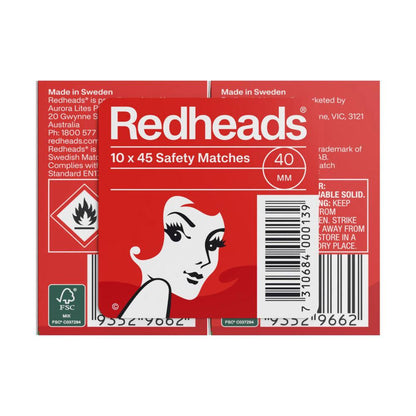 Redheads Shrink Wrapped Matches - 450 Pack