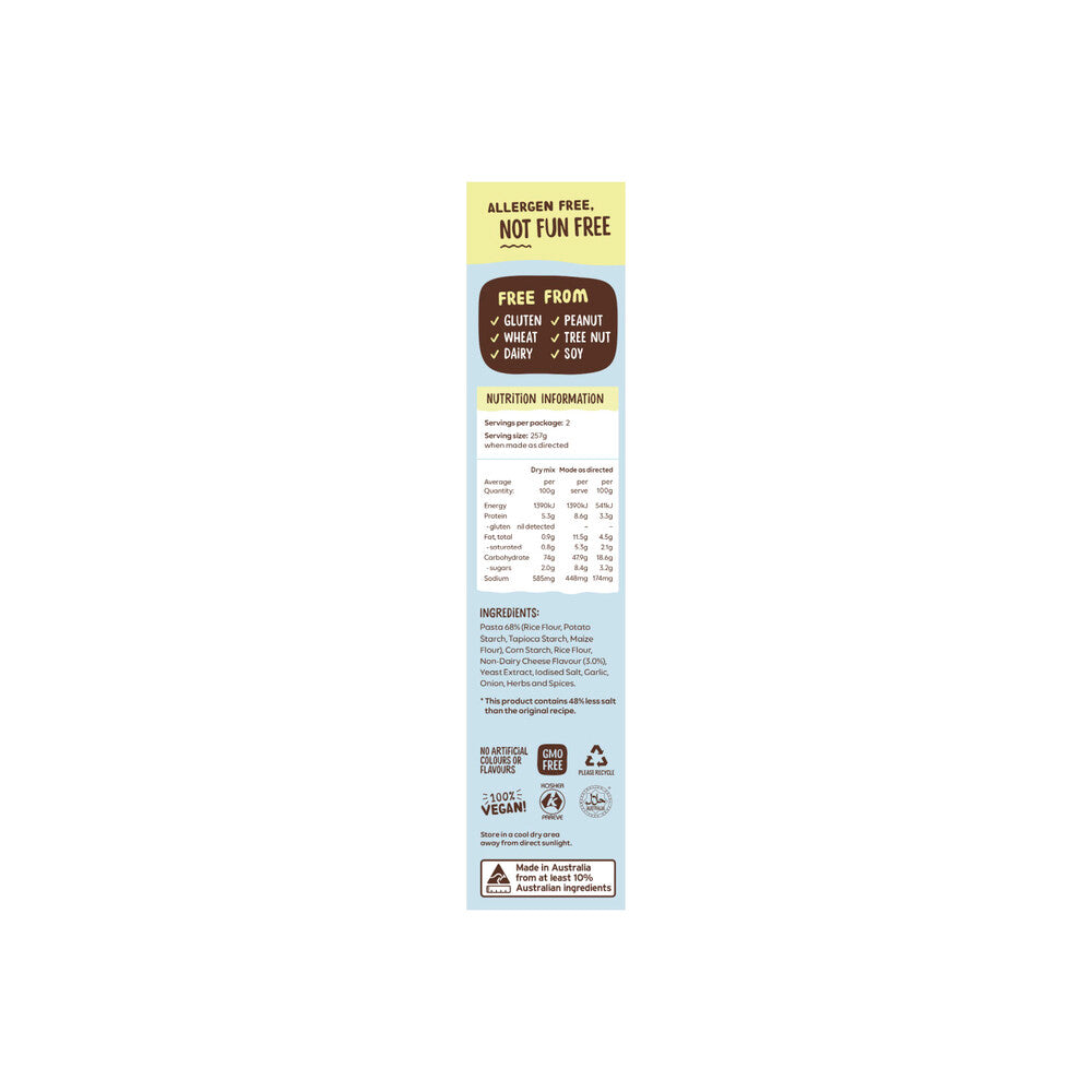 Well & Good Traditional Cheddar Flavour Vegan Cheesy Mac - 110g