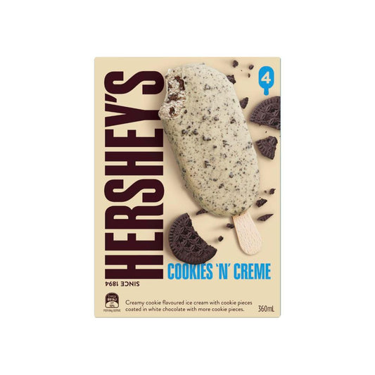 Hershey's Cookies & Creme Sticks 4 Pack - 360mL