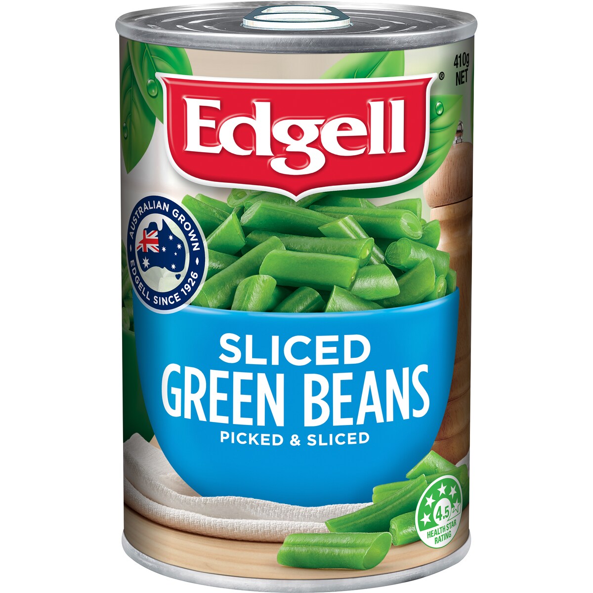 Edgell Australian Grown Sliced Green Beans 410g