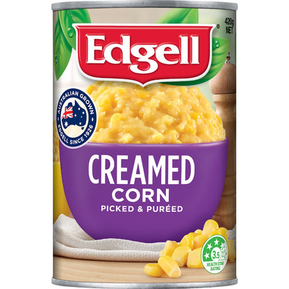 Edgell Creamed Corn Picked & Pureed 420g