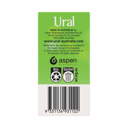 Ural Sugar Free Cranberry 20 Effervescent Powder Sachets - 1 pack