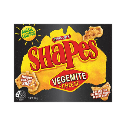 Arnott's Shapes Vegemite & Cheese - 165g