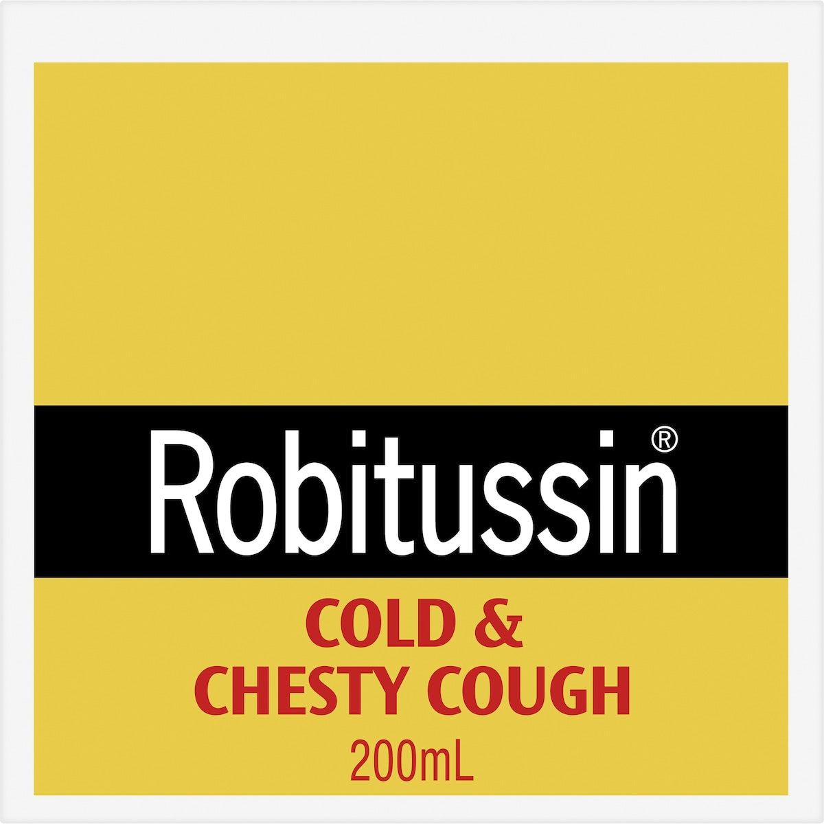 Robitussin Cold & Chesty Cough Liquid Raspberry 200ml