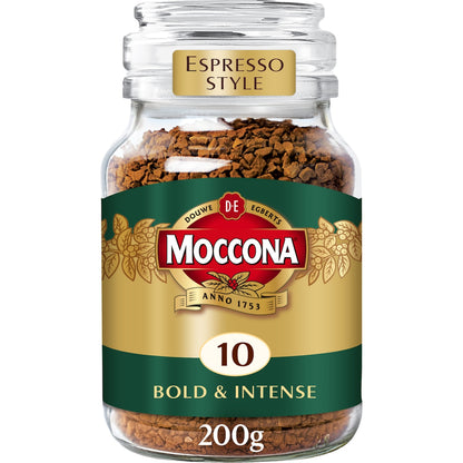 Moccona Freeze Dried Instant Coffee Espresso Style 200g, 1pc