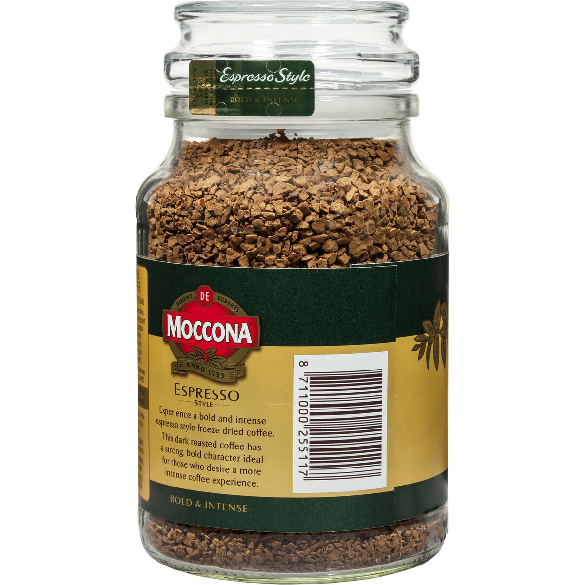 Moccona Freeze Dried Instant Coffee Espresso Style 200g, 1pc