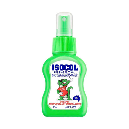 Isocol Multipurpose Rubbing Alcohol Antiseptic Spray - 75mL