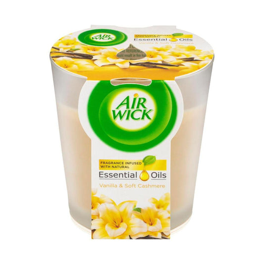 Air Wick Essential Oils Vanilla Bean Candle - 1 pack