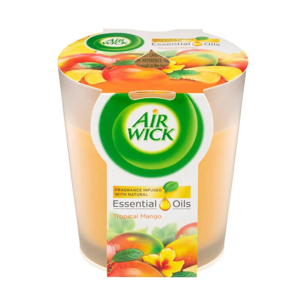 Air Wick Essential Oils Tropical Mango Candle - 1 pack