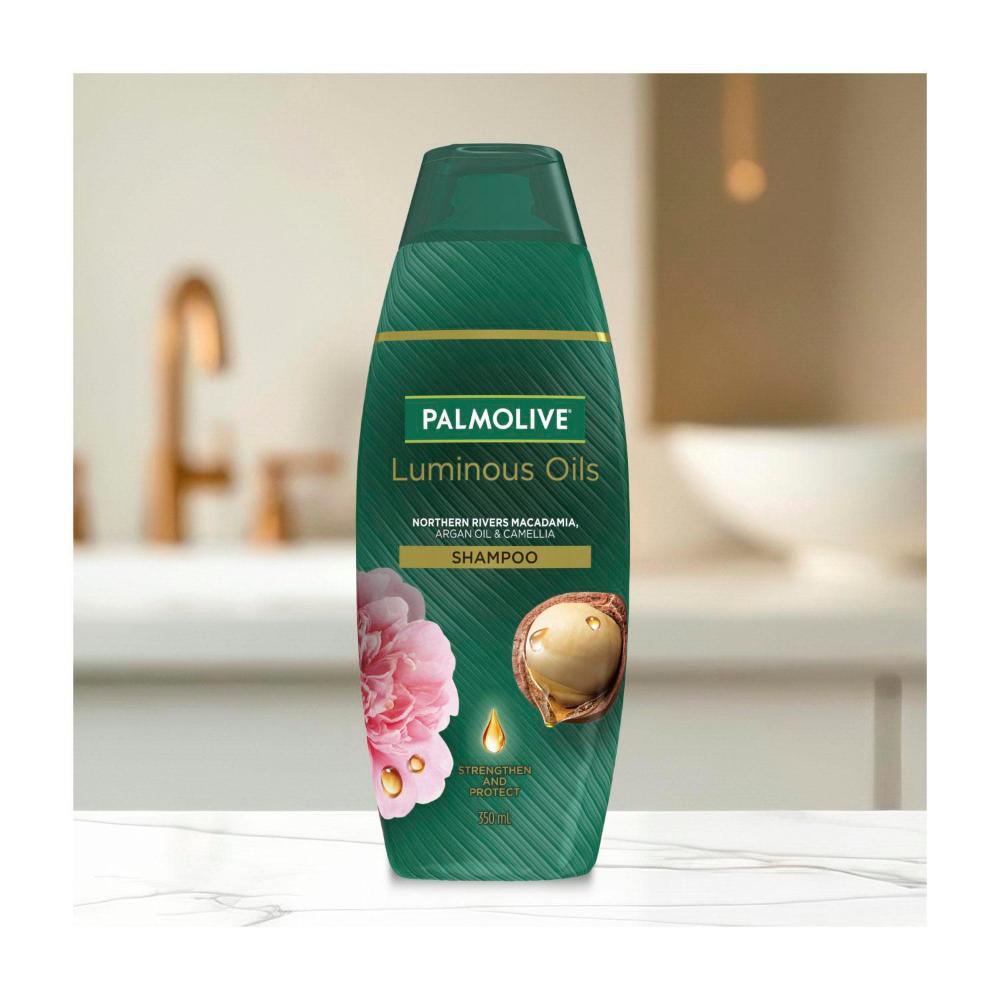 Palmolive Luminous Oils Macadamia Argan Oil & Camellia Shampoo - 350mL