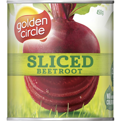 Golden Circle Canned Vegetables Sliced Beetroot Cans 450g