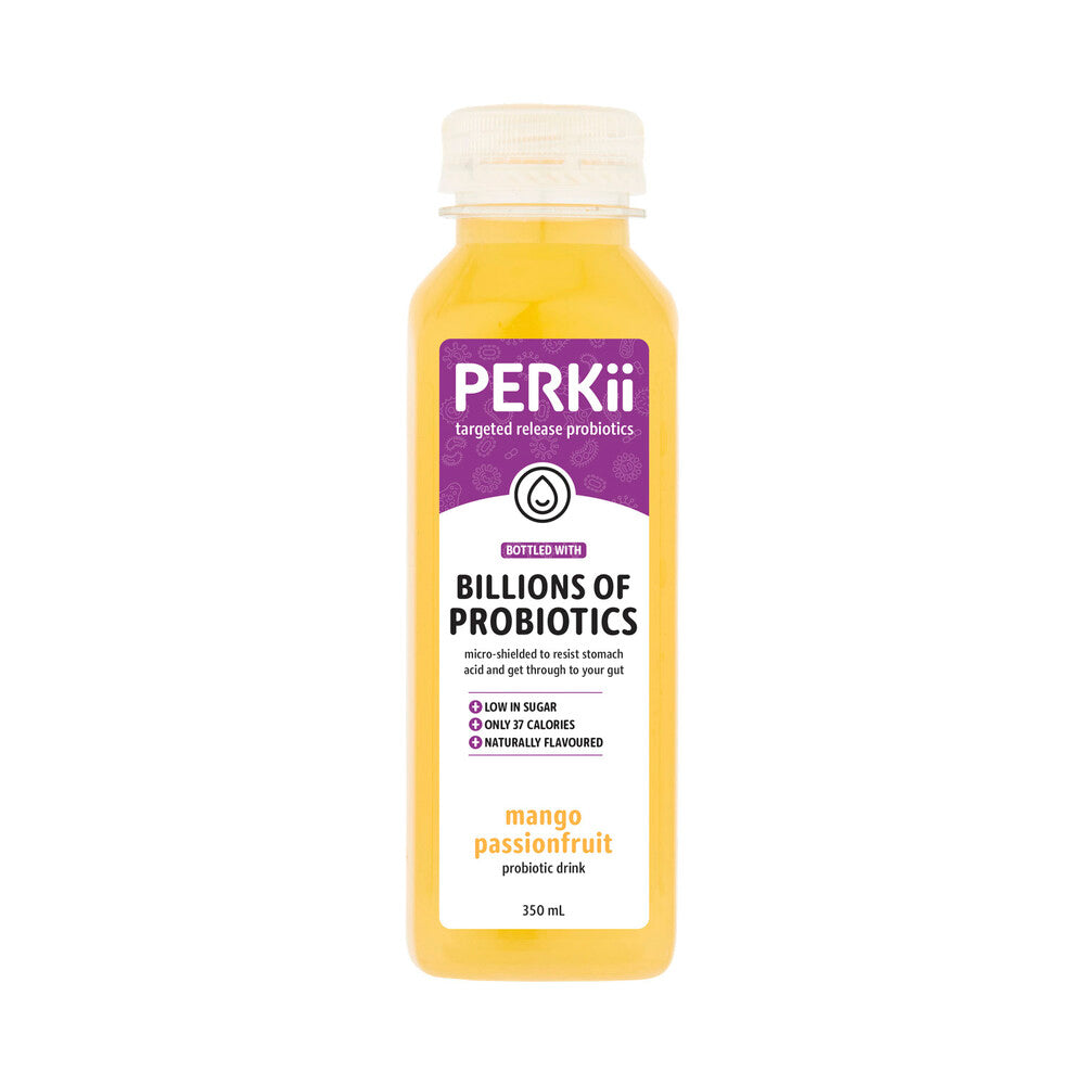 Perkii Mango Passionfruit Probiotic Drink - 350mL