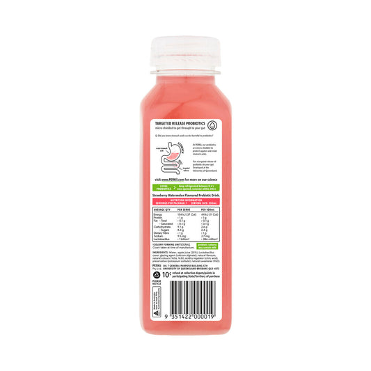 Perkii Strawberry Watermelon Probiotic Drink | 350mL