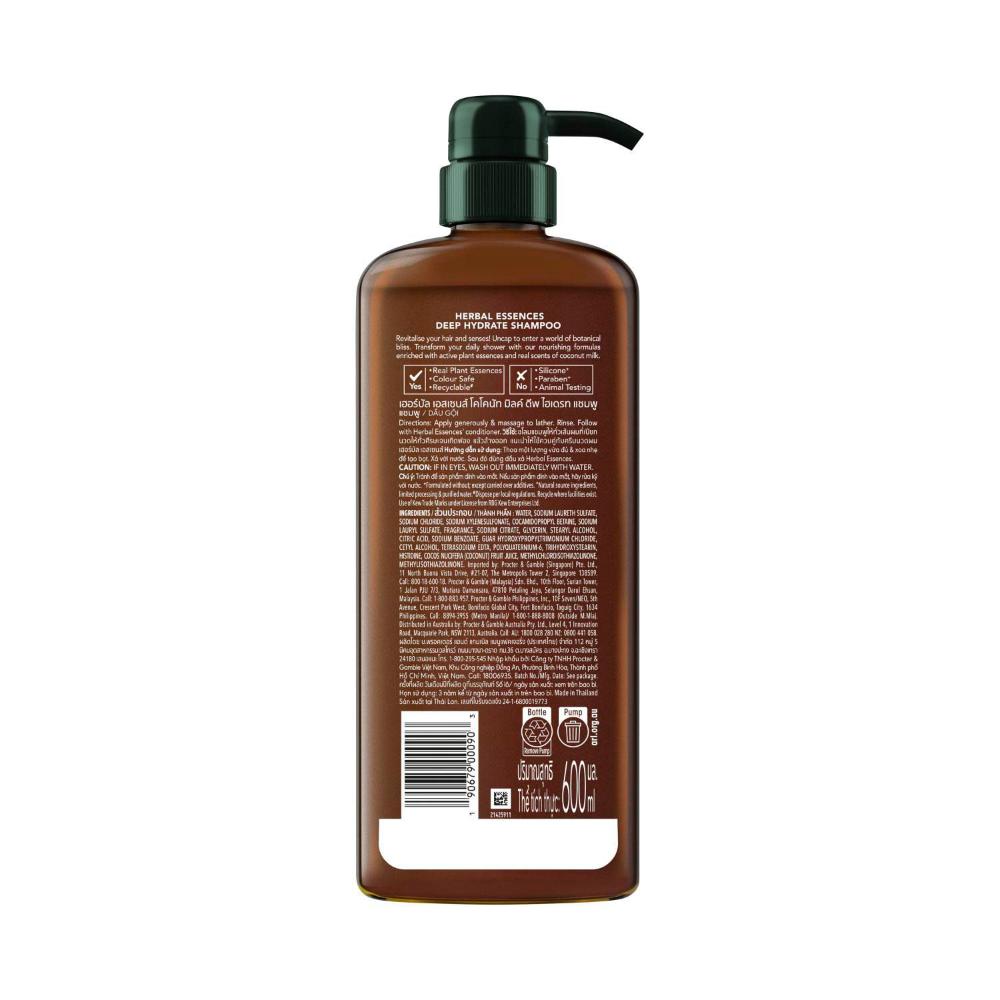 Herbal Essences Shampoo Deep Hydrate Coconut Milk - 600mL