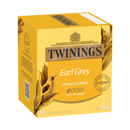 Twinings Earl Grey Tea Bags 10 Pack - 20g