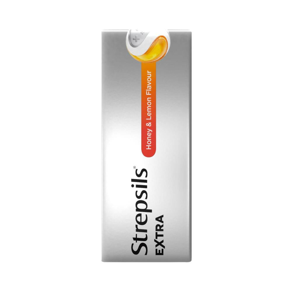 Strepsils Extra Honey And Lemon Fast Numbing Sore Throat Pain Relief With Anaesthetic 36 Lozenges - 1 pack