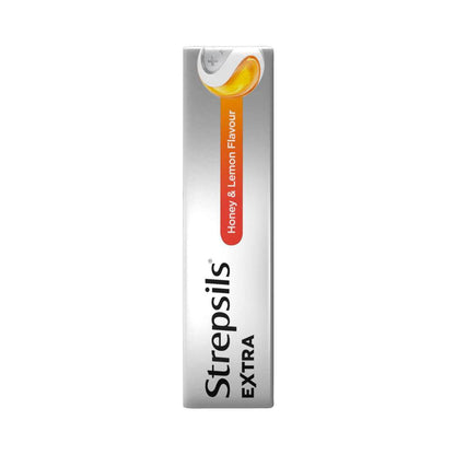 Strepsils Extra Honey And Lemon Fast Numbing Sore Throat Pain Relief Wit ... 1 pack
