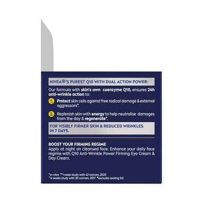 Nivea Q10 Plus Night Cream Anti Wrinkle - 50mL