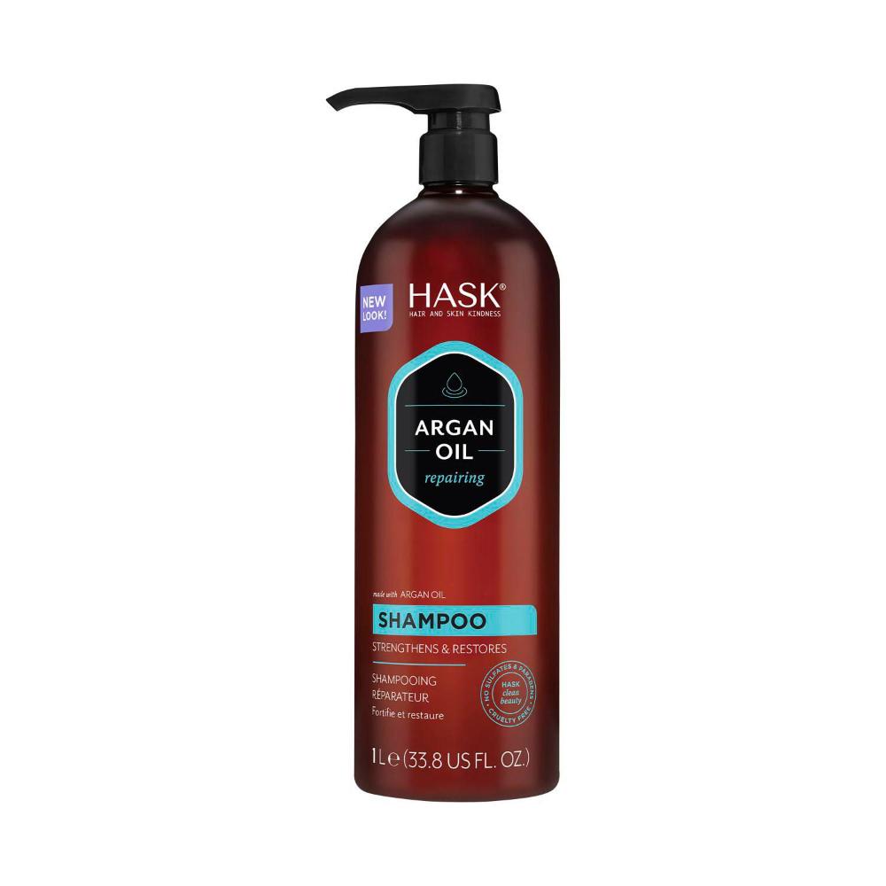 Hask Argan Oil Repairing Shampoo Pump - 1L