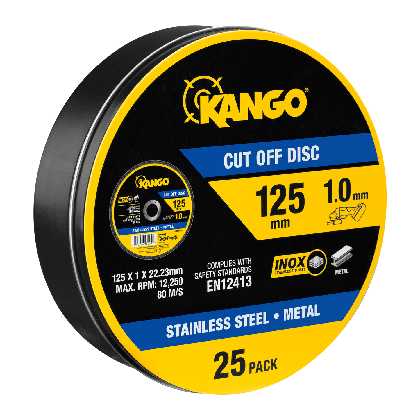 Kango Metal Cut Off Discs - 125mm - 25 Pack
