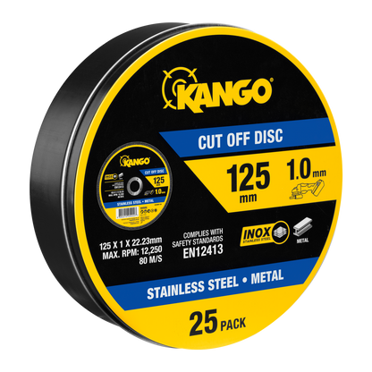 Kango Metal Cut Off Discs - 125mm - 25 Pack
