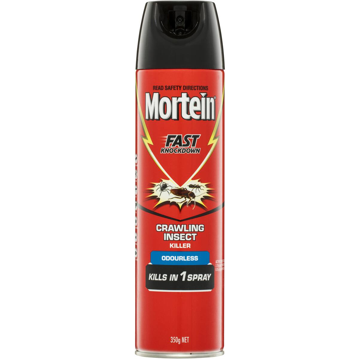 Mortein Fast Knockdown Odourless Crawling Insect Spray 350g