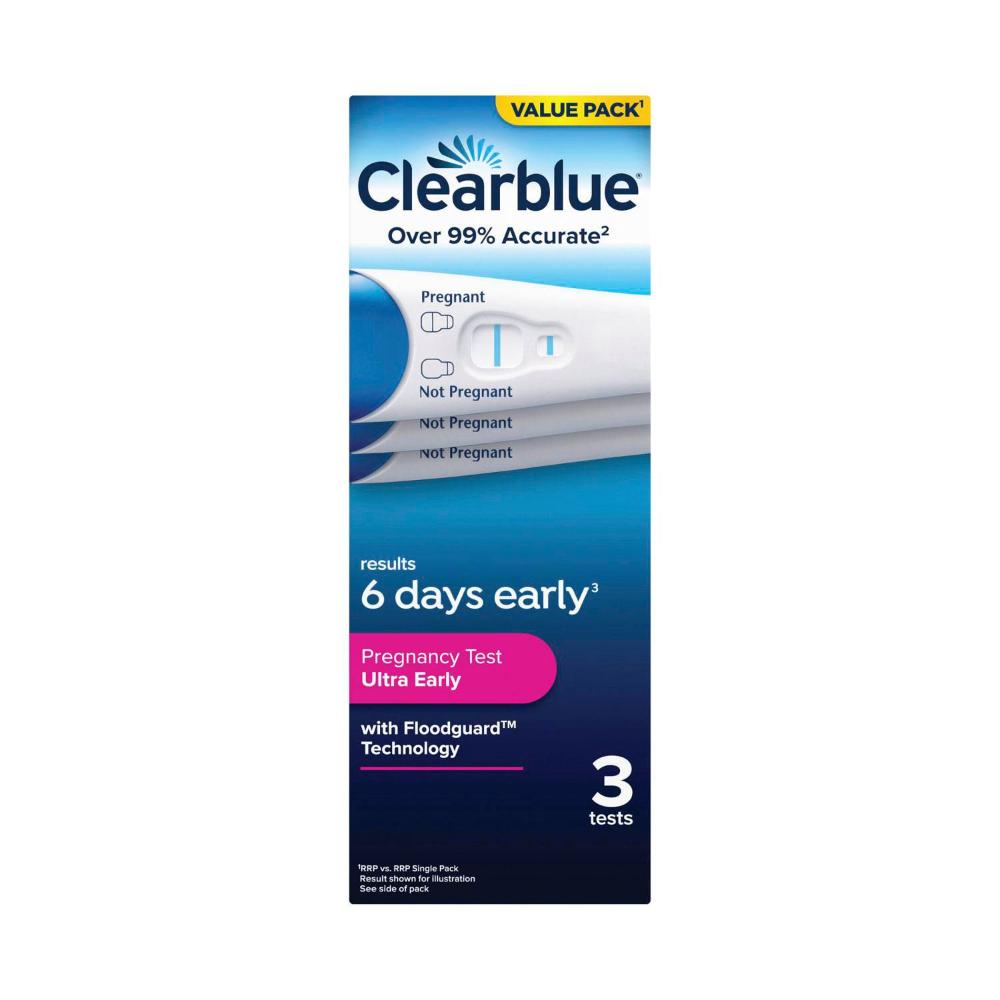 earblue Visual Early Detection Pregnancy Test Kit - 3 pack