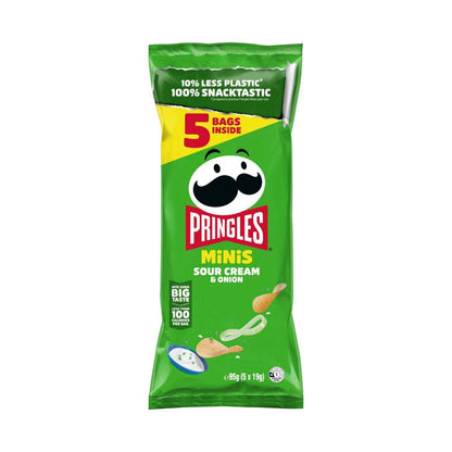 Pringles Minis Multi Pack Sour Cream & Onion 5 Pack - 95g
