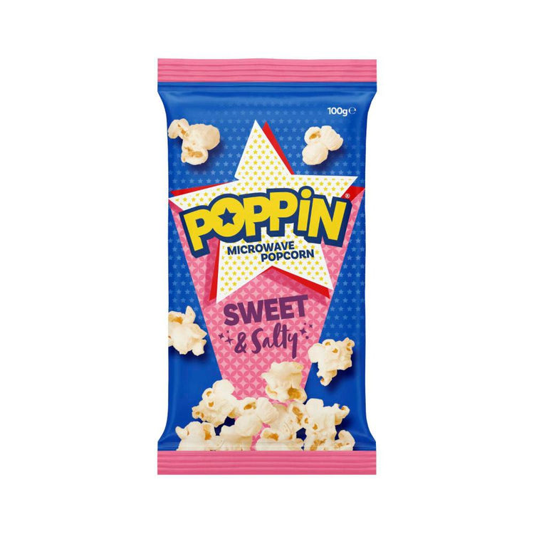 Poppin Sweet & Salty Popcorn - 100g