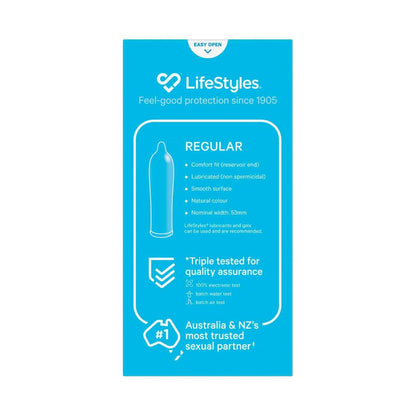 Lifestyles Regular Condoms - 10 pack