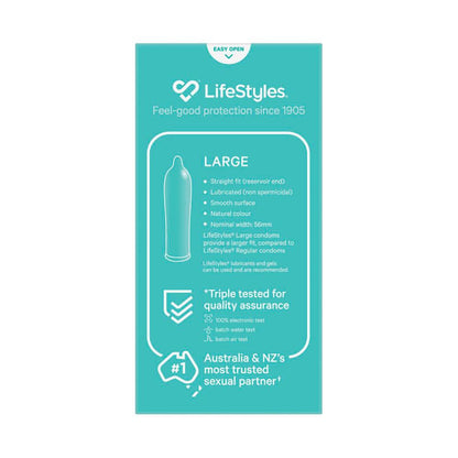 Lifestyles Large Condoms - 10 pack