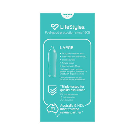 Lifestyles Large Condoms - 10 pack