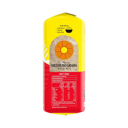 Sunrice Australian Medium Grain White Rice - 2kg