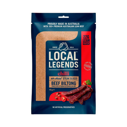 Local Legends Biltong Chilli Beef - 45g