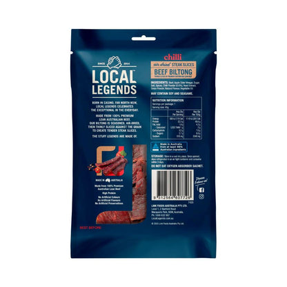 Local Legends Biltong Chilli Beef - 45g