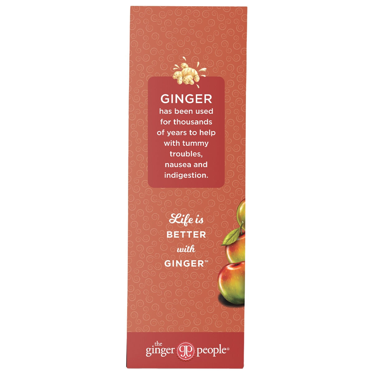Gin Gins Spicy Apple Ginger Chew Travel Chews the Ginger People 500g