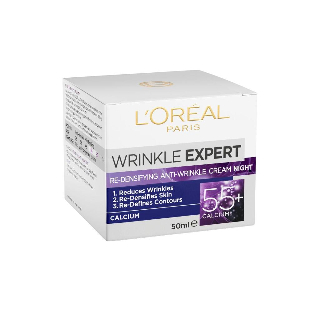 L'Oreal Dermo Expertise Wrinkle Expert Night 55 Plus - 50mL