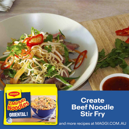 Maggi 2 Minute Oriental Flavour Instant Noodles 370g 5 Pack