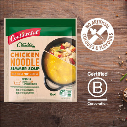 Continental Classics Simmer Soup Chicken Noodle 45g