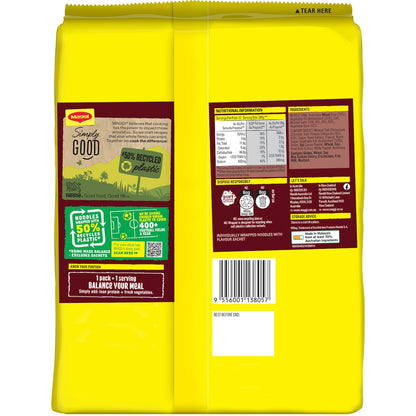 Maggi 2 Minute Beef Flavour Instant Noodles 888g 12 Pack