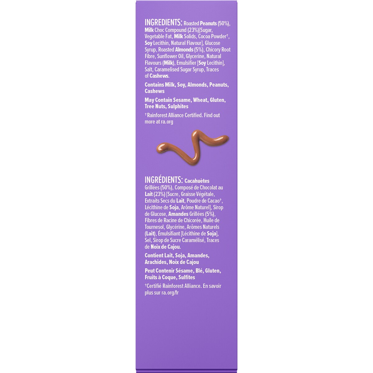 Nice & Natural Chocolate Nut Bar Peanut & Almond 6 Pack