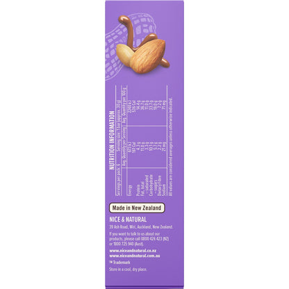Nice & Natural Chocolate Nut Bar Peanut & Almond 6 Pack