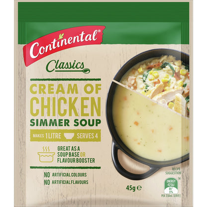 Continental Simmer Soup Cream Of Chicken 45g