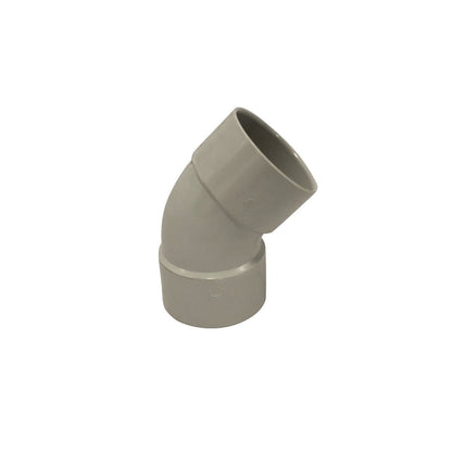 Holman 80mm 45 Degree Plain Female Bend PVC Connection Sewer Use