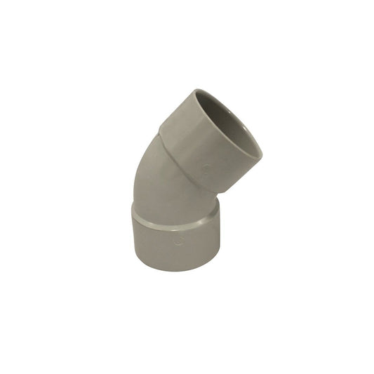 Holman 80mm 45 Degree Plain Female Bend PVC Connection Sewer Use